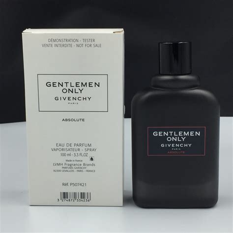 givenchy absoluteeau de parfum edp gentlemen only tester|givenchy eau de parfum.